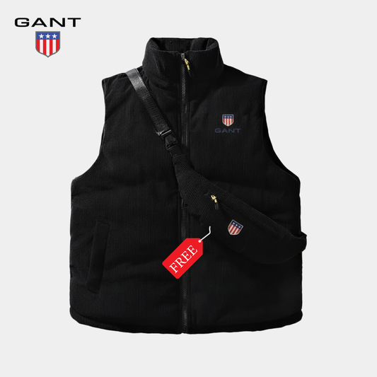 GANT™ kordfløyelsvest med fyll + GRATIS Veske