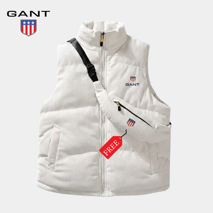GANT™ kordfløyelsvest med fyll + GRATIS Veske