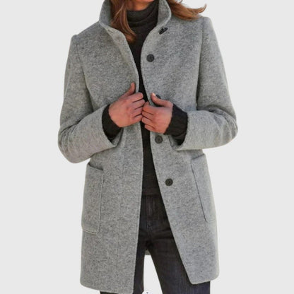 Elena™ | Klassisk ullblanding frakk